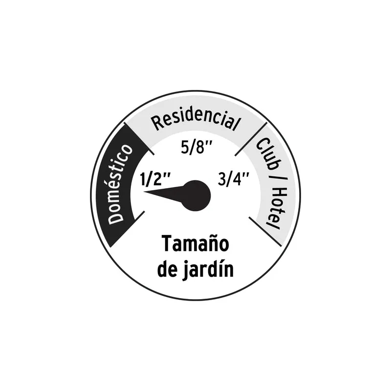 MANGUERA AZUL 1/2" 2 CAPAS 10 M CONEXIONES PLÁSTICAS, PRETUL