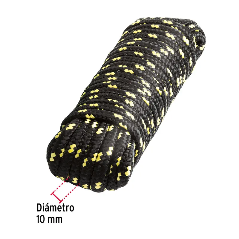 CUERDA DE POLIPROPILENO TRENZADA TRUPER, MULTICOLOR, 10MM X 15M