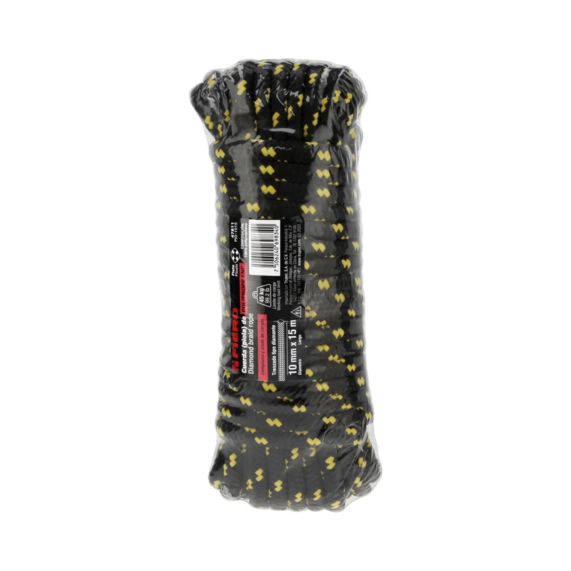 CUERDA DE POLIPROPILENO TRENZADA TRUPER, MULTICOLOR, 10MM X 15M