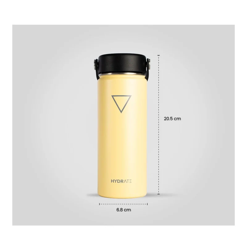 TERMO HYDRATE DE 532 ML, AMARILLO PASTEL