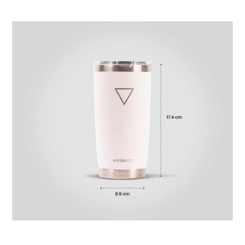VASO HYDRATE 591 ML, BLANCO