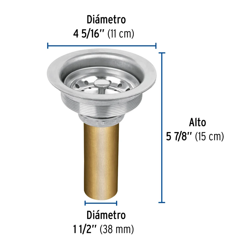 CONTRACANASTA DE ACERO INOXIDABLE CON TU
