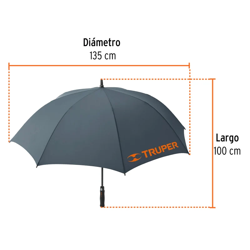 SOMBRILLA 135CM, TRUPER