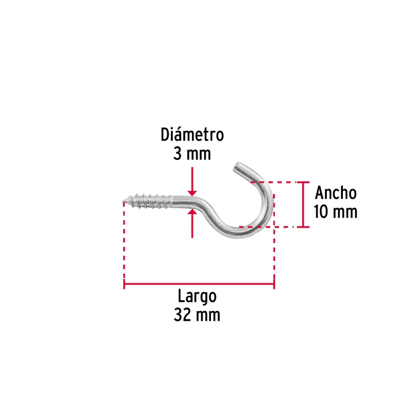 BLISTER CON 12 ARMELLAS ABIERTAS DE 17 X 40, FIERO