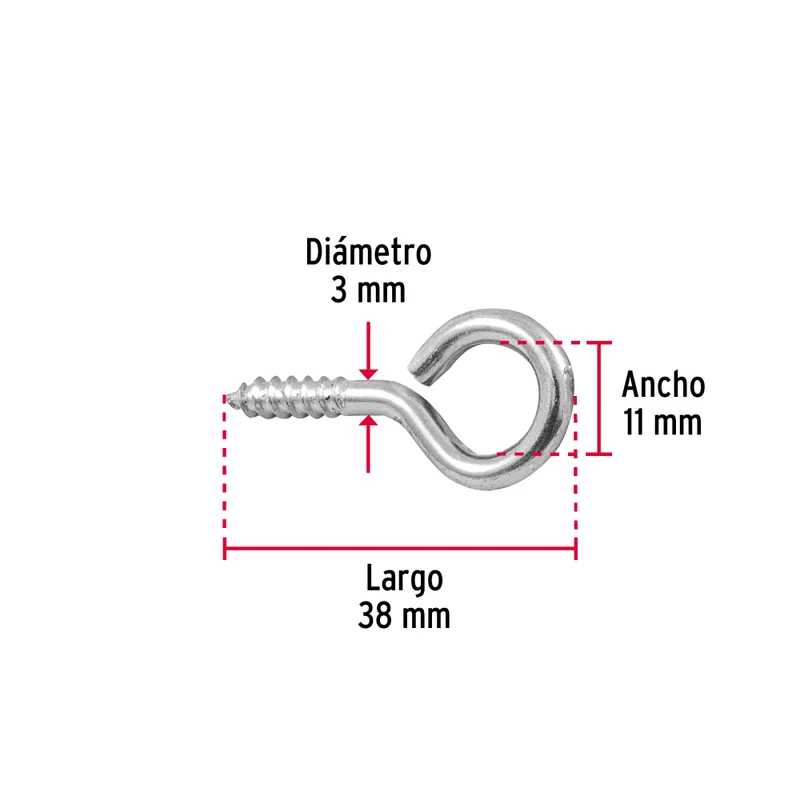 BLISTER CON 8 ARMELLAS CERRADAS DE 19 X 60, FIERO