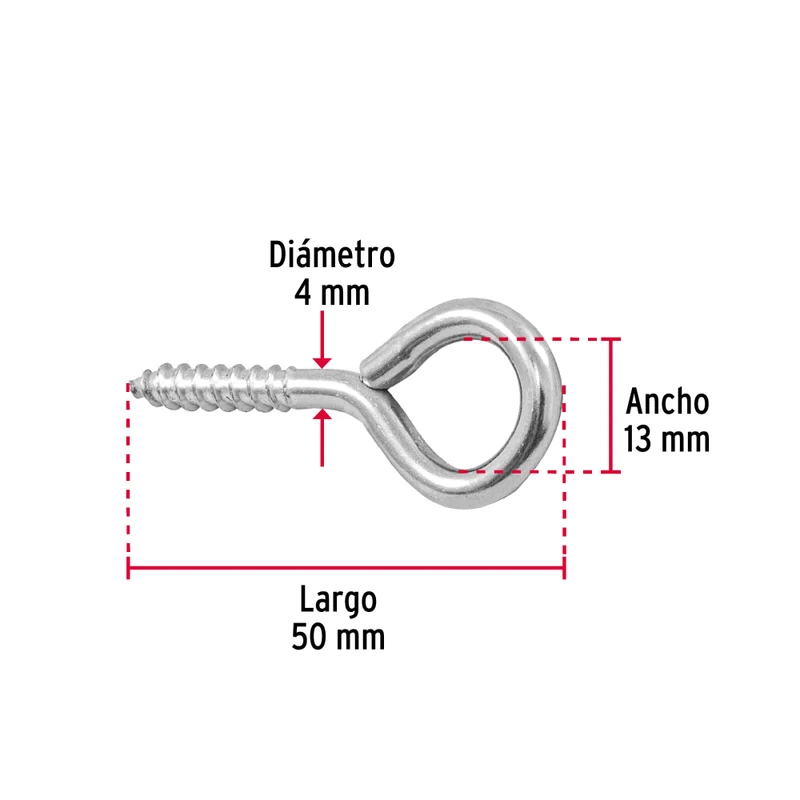 BLISTER CON 4 ARMELLAS CERRADAS DE 21 X 80, FIERO