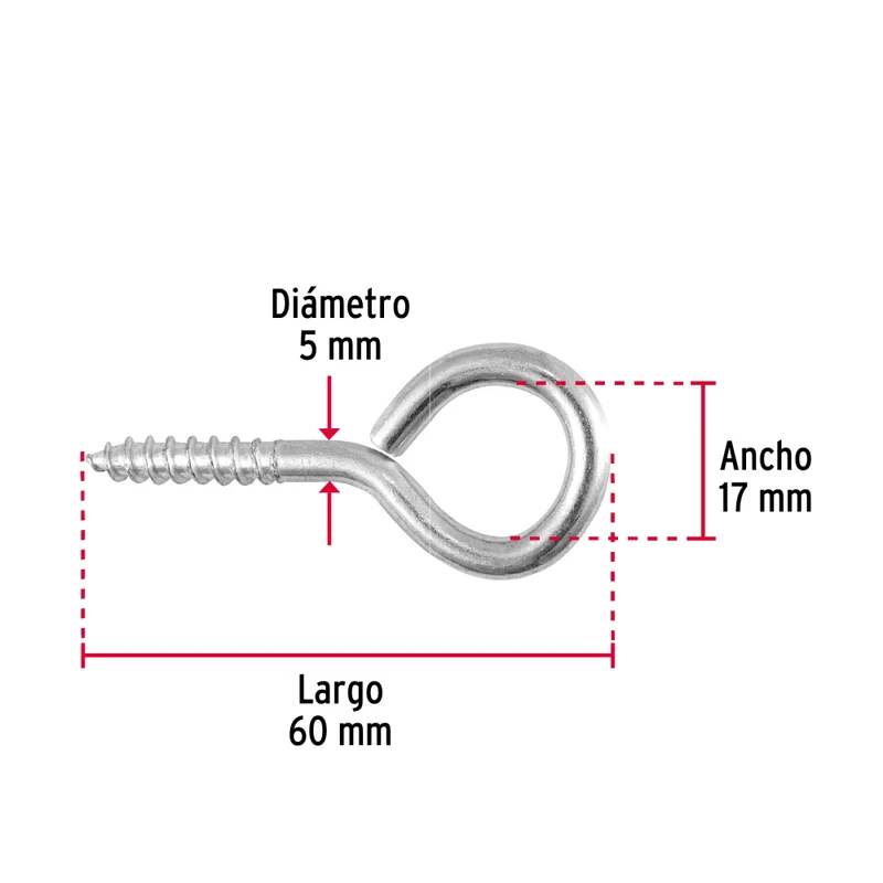 BLISTER CON 2 ARMELLAS CERRADAS DE 22 X 100, FIERO