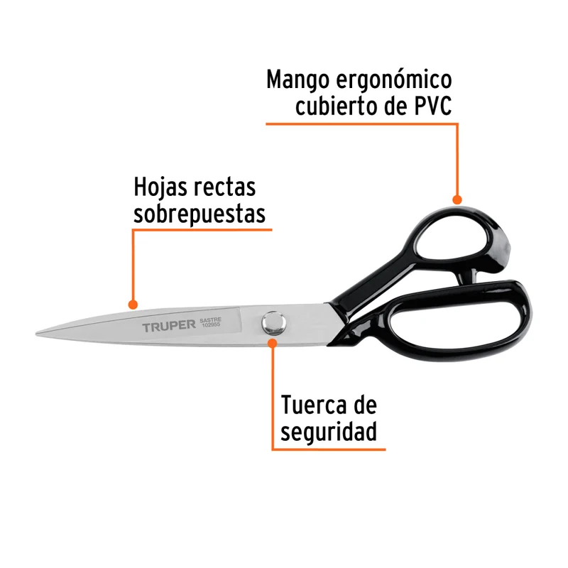 TIJERA 10" P/ SASTRE, TRUPER