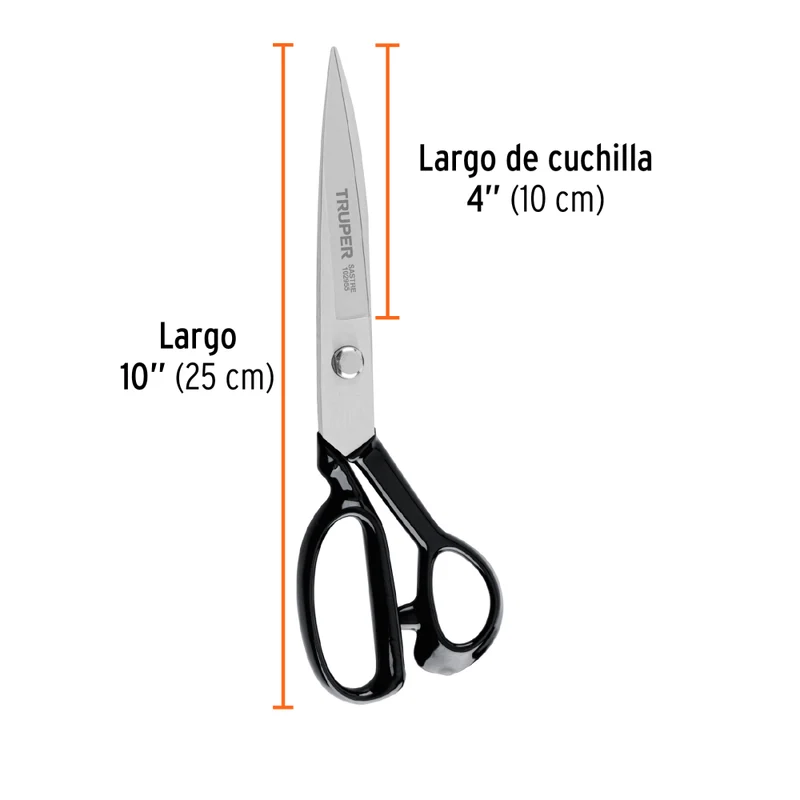 TIJERA 10" P/ SASTRE, TRUPER