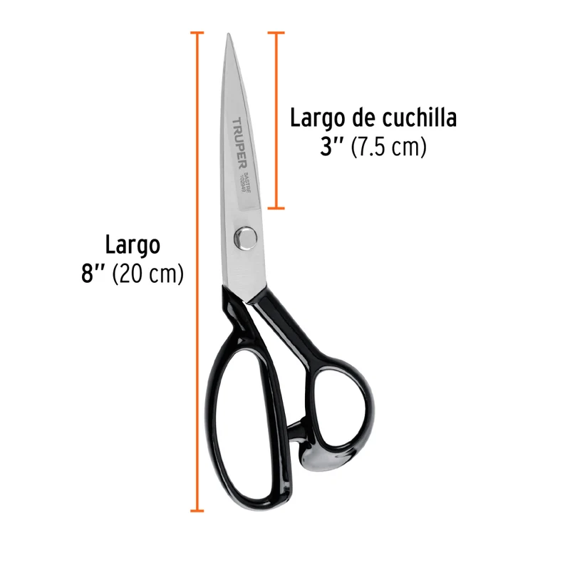 TIJERA 8" P/ SASTRE, TRUPER