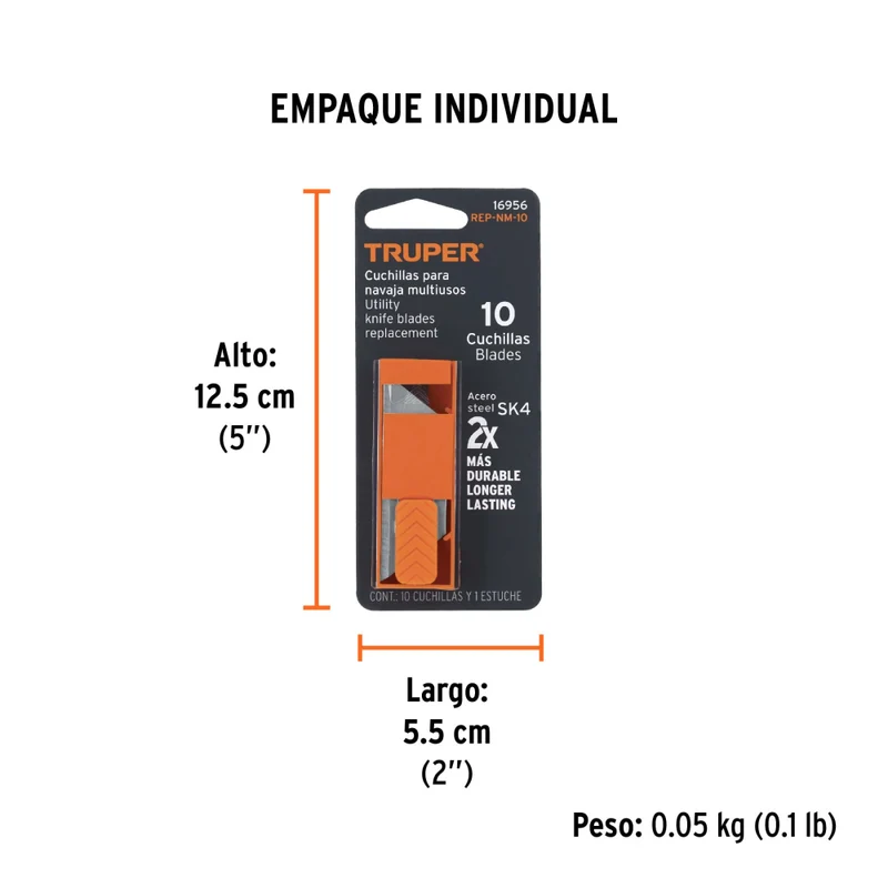REPUESTOS PARA NM-6 Y NM-7X C/10 HOJAS