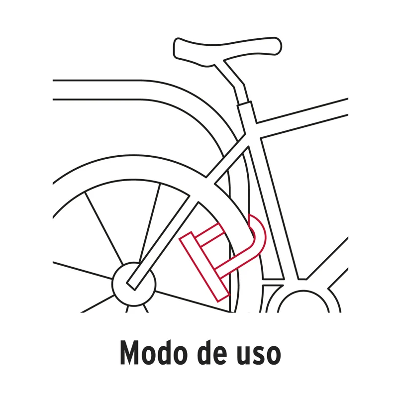 CANDADO RIGIDO TIPO "U" DE 12 MM, HERMEX