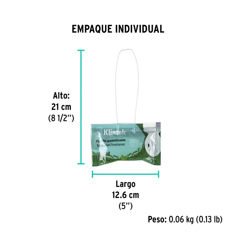 PASTILLA AROMATIZANTE Y DESINFEC AROMA HERBAL, KLINTEK