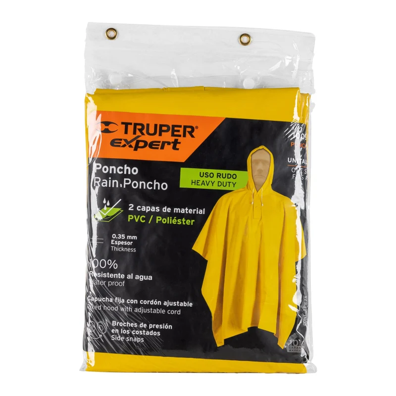 TRAJE IMPERMEABLE DOBLE CAPA, UNITALLA