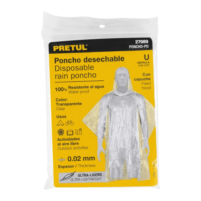 TRAJE DESECHABLE, TALLA UNICA, POLIETILENO