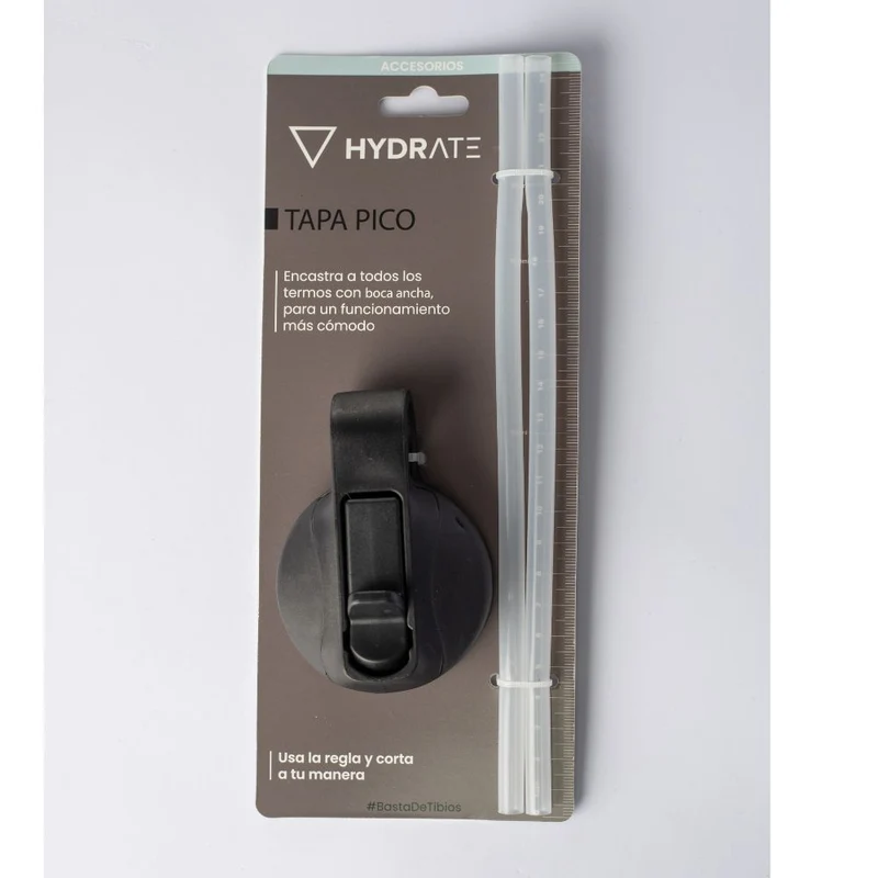 ACCESORIO BOCA ANCHA HYDRATE, TAPA PICO NEGRO