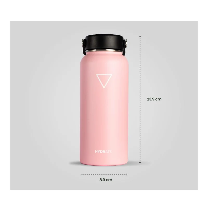 TERMO HYDRATE DE 946 ML, ROSADO PASTEL