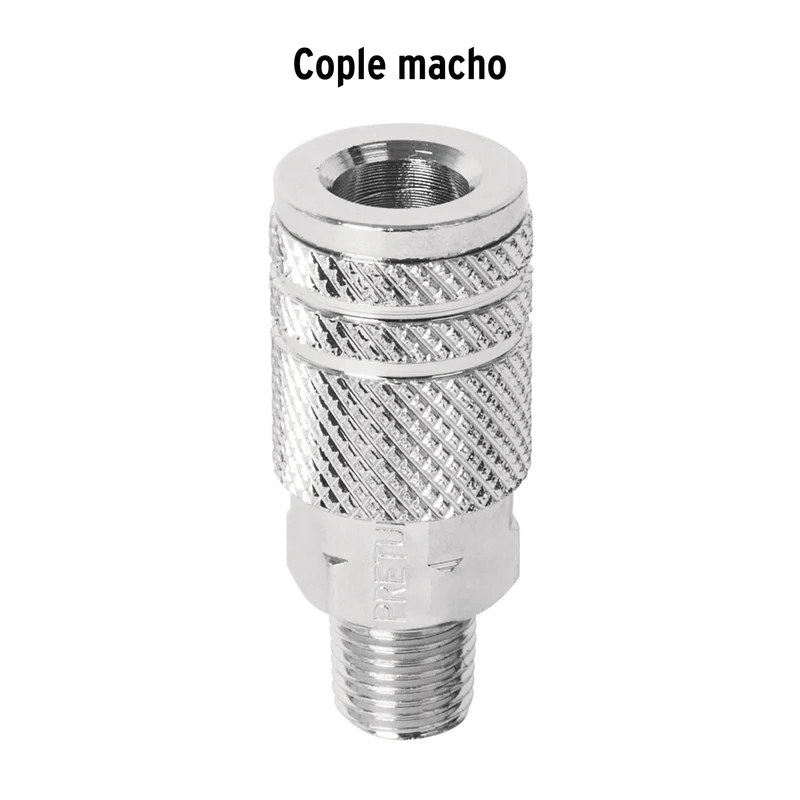 COPLE ACERO, CUERDA 1/4NPT, MACHO, PRETUL