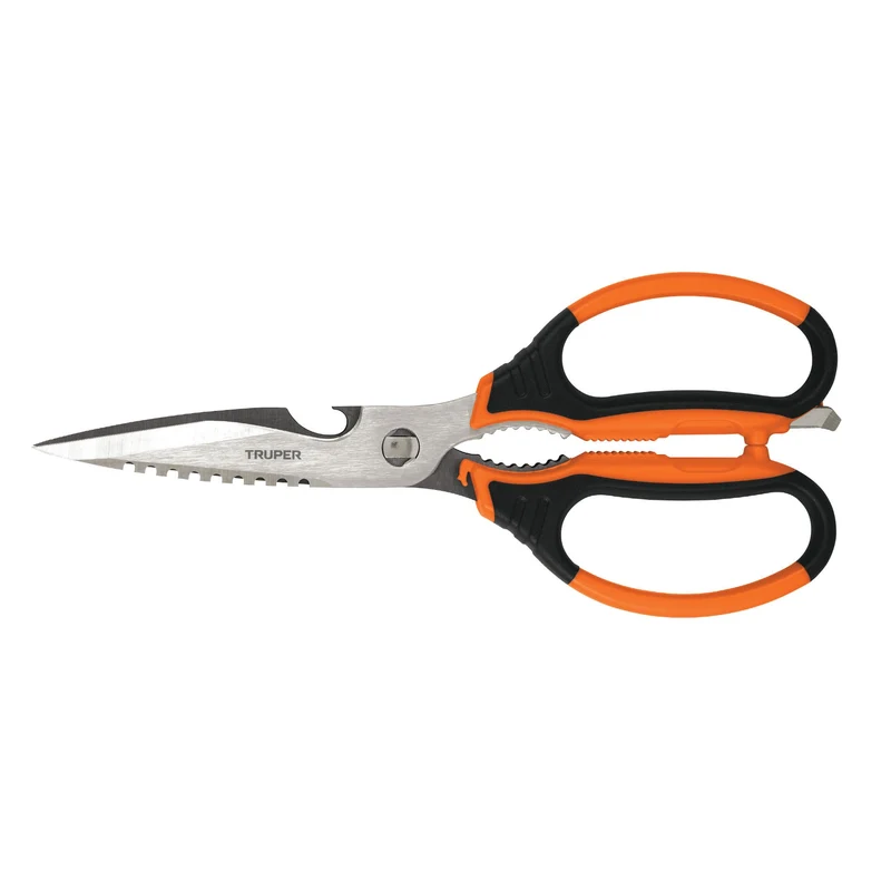 TIJERA 8" MULTIUSOS TRUPER, PARA COCINA