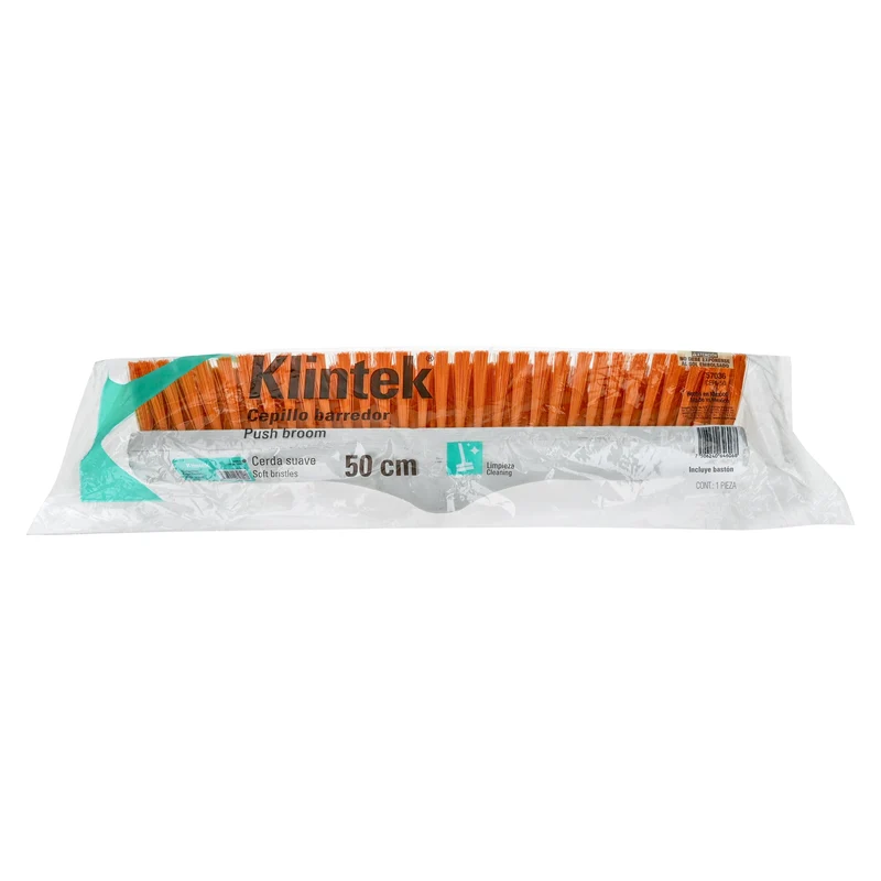 ESCOBA INDUSTRIAL KLINTEK, CERDA SUAVE DE 50 CM