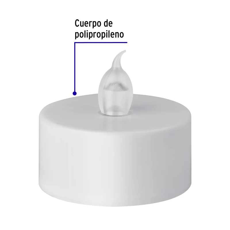6 PIEZAS DE MINI VELAS LED TRUPER
