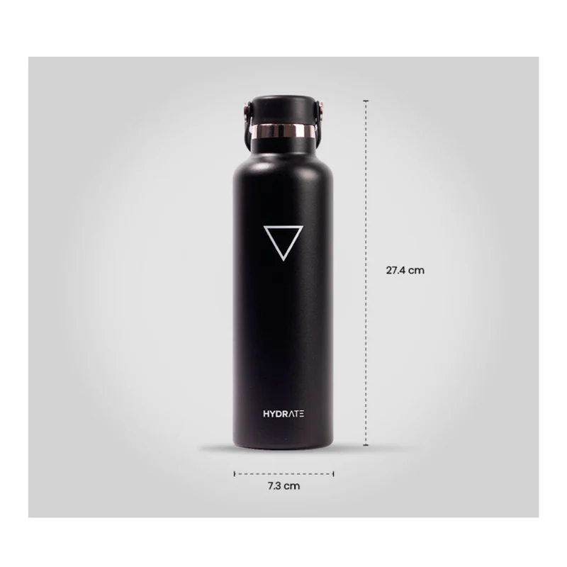TERMO HYDRATE DE 710 ML, NEGRO