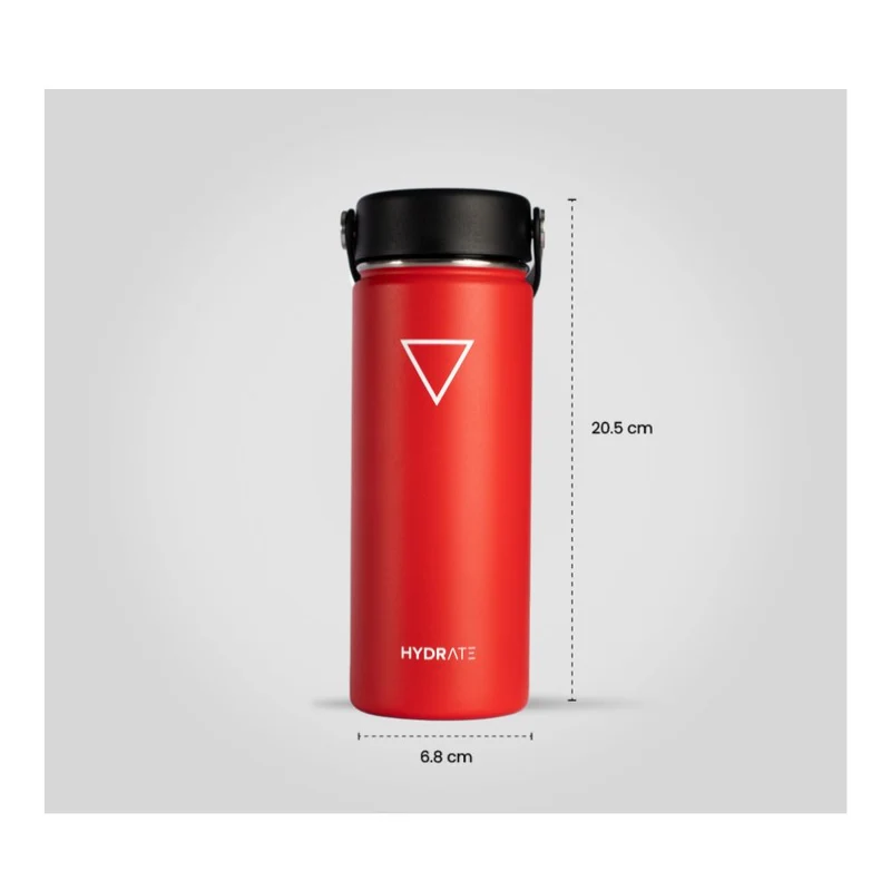 TERMO HYDRATE DE 532 ML, ROJO