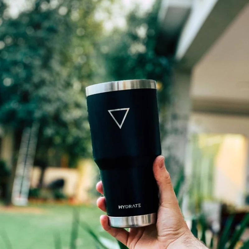 VASO HYDRATE DE 887 ML, NEGRO