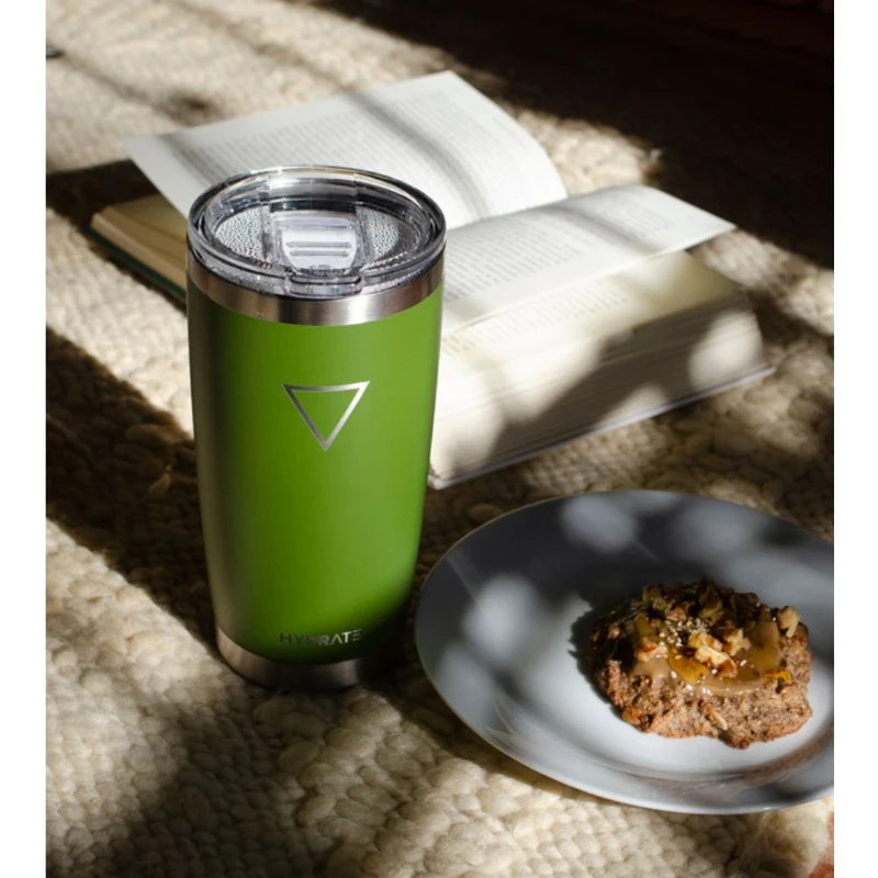 VASO HYDRATE 591 ML, VERDE MILITAR