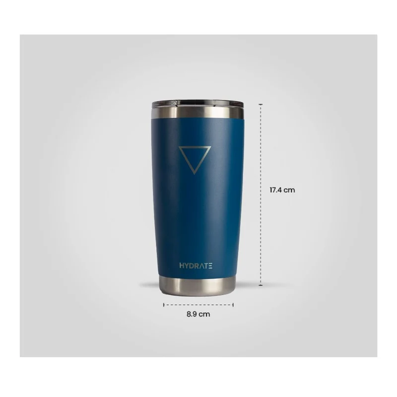 VASO HYDRATE 591 ML, AZUL