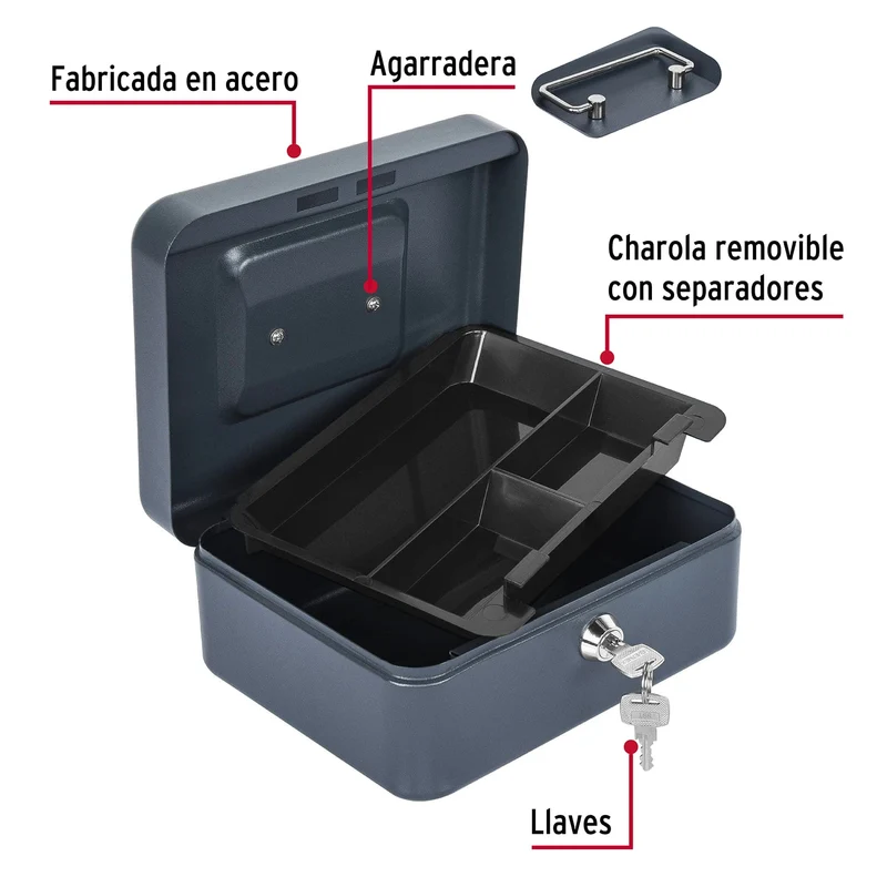 CAJA PARA DINERO HERMEX DE 20 CM