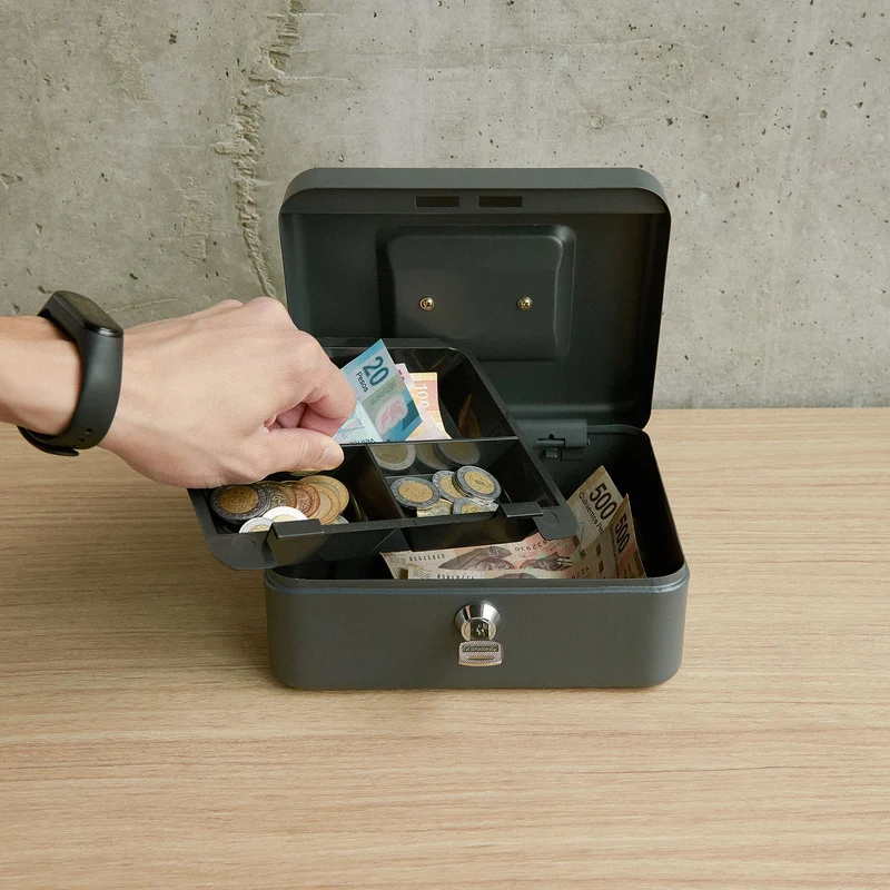 CAJA PARA DINERO HERMEX DE 20 CM