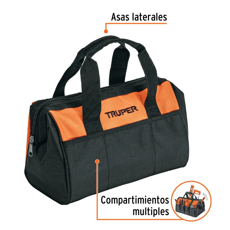 MALETA PORTAHERRAMIENTAS DE 12" (30 CM), TRUPER