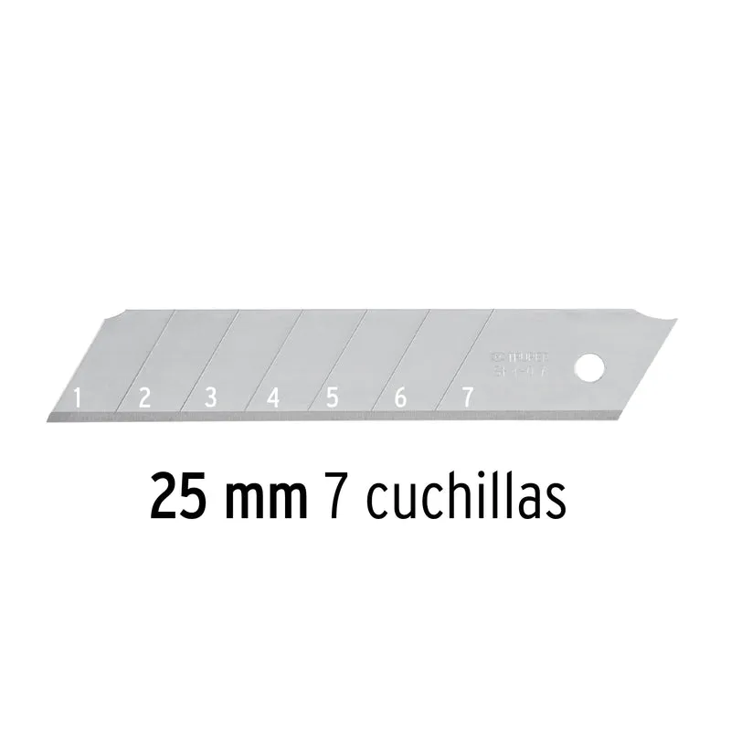 10 CUCHILLAS SK4 DE 25 MM PARA CUTTER, TRUPER