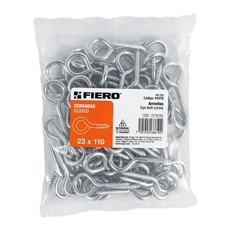 BOLSA CON 72 ARMELLAS CERRADAS DE 23 X 110, FIERO