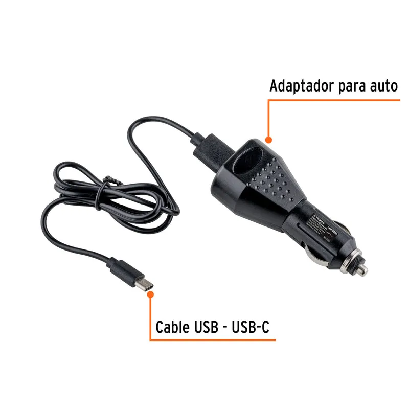 LÁMPARA DE LED 2000 LM RECARGABLE ALTA POTENCIA, TRUPER