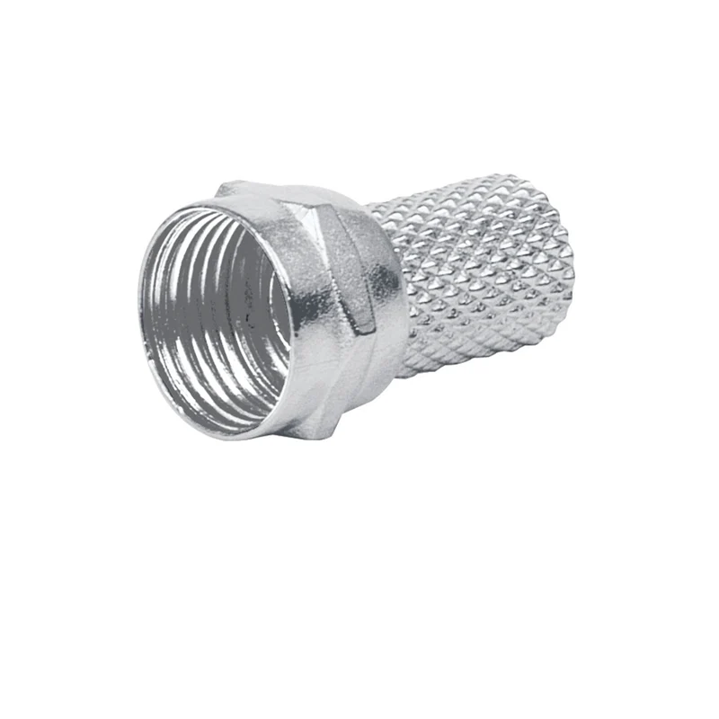 4 CONECTORES COAXIALES RG 6 DE ENROSCAR, VOLTECK